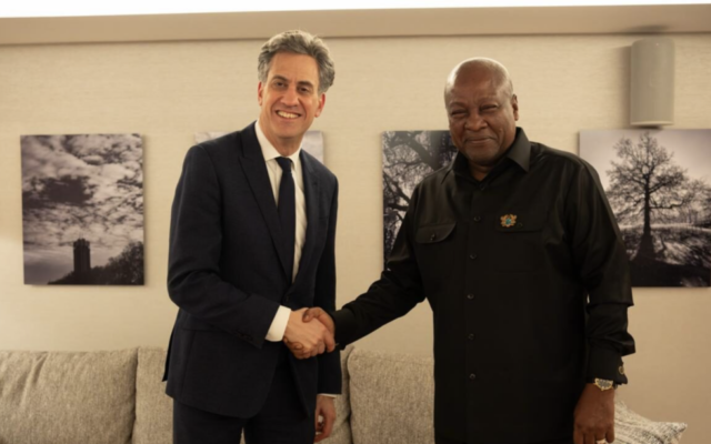 Mahama holds discussions with UK Foreign Secretary