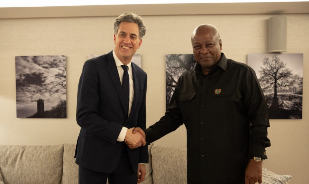 Mahama holds discussions with UK Foreign Secretary