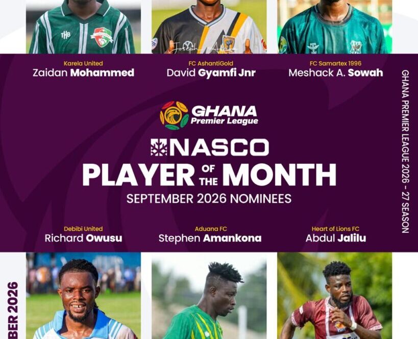 GPL 2026/27: Amankona, Gyamfi Junior and four others nominated for September Player of the Month award