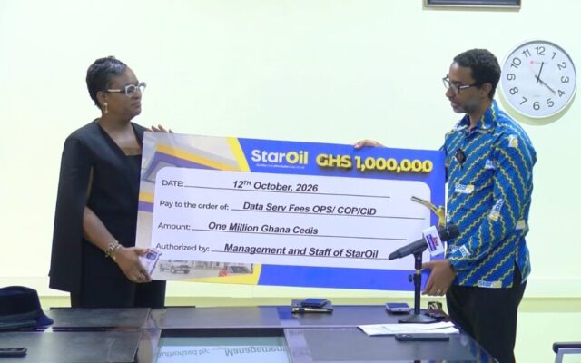Star Oil donates GH¢1million towards construction of new CID facility