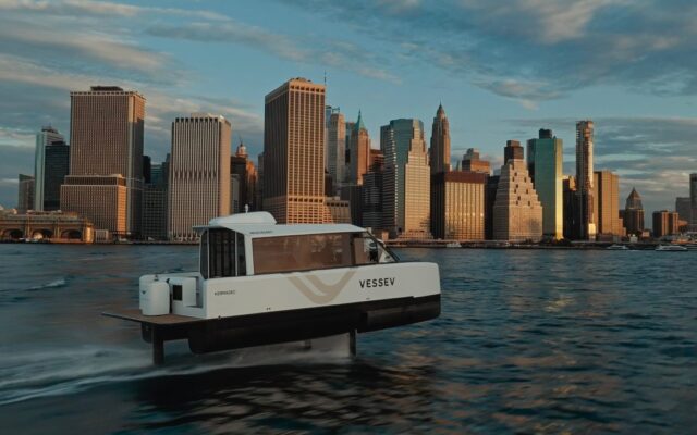 Vessev built an electric ferry that almost flies