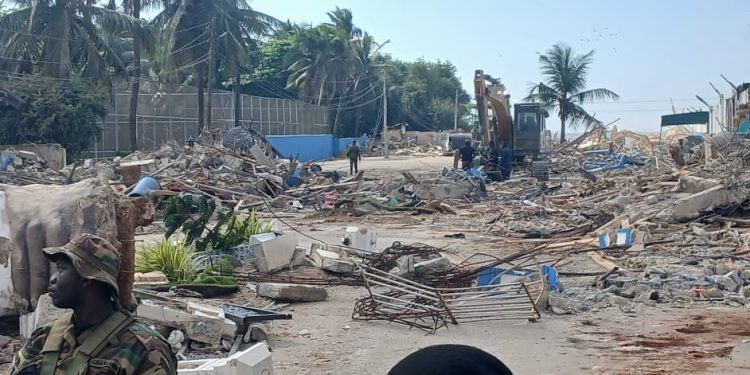 Bawumia condemns La Pleasure Beach demolition, questions destruction of movable assets