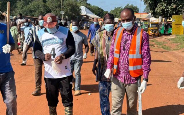 Dorimon Naa, Wa West DCE lead massive clean up exercise; threaten sanctions against recalcitrant residents