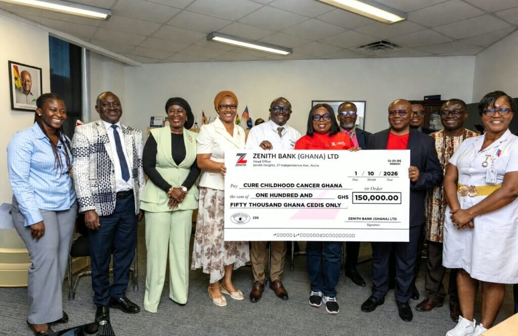 Zenith Bank supports childhood cancer unit at Greater Accra Regional Hospital