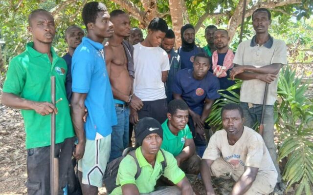 Three suspected illegal miners arrested in Tano Boin Forest Reserve
