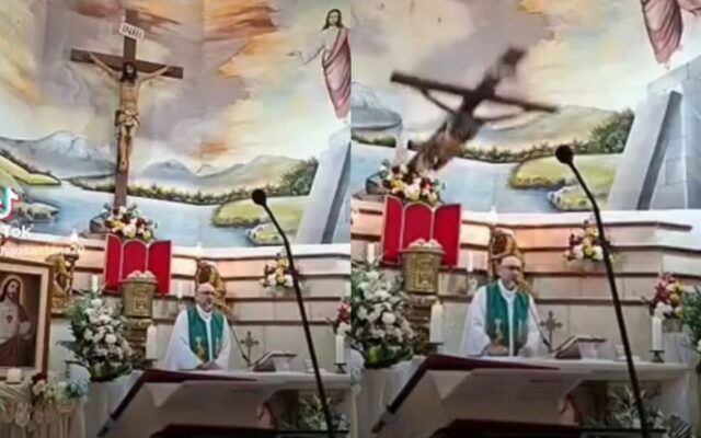 Priest dies after statue of Jesus falls on him during mass livestream