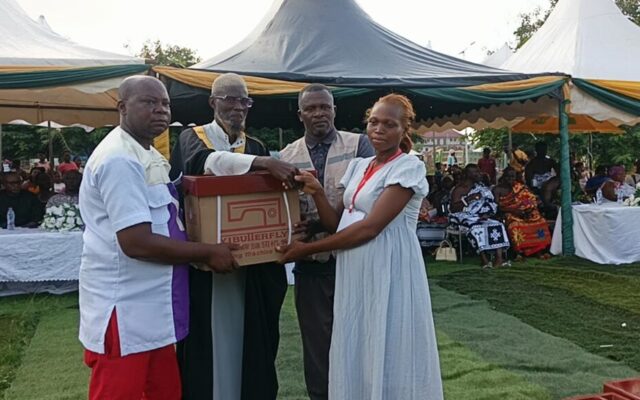 700 sewing machines distributed to apprentices in Nkoranza South under  MP’s SOMPA Training Program