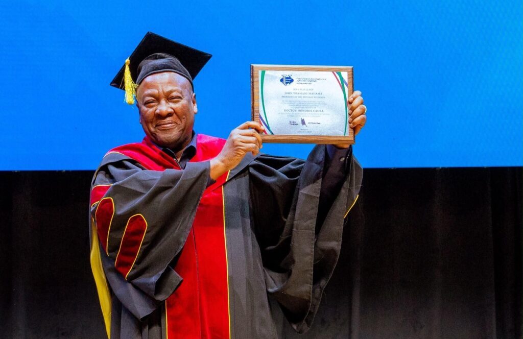 President Mahama conferred honorary doctorate by Russia’s RUDN University
