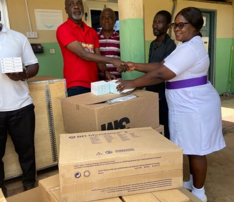 Bechem United owner donates GH¢500,000 in medical supplies to two government hospitals