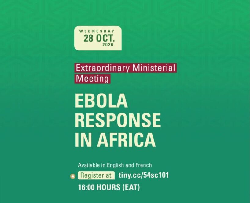 Africa CDC urges coordinated action as Ebola outbreak exceeds 10,000 cases