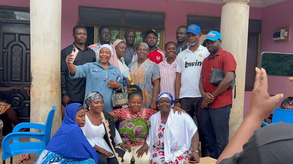 Salomey Awiti Baffoe reunites with family and colleagues after release