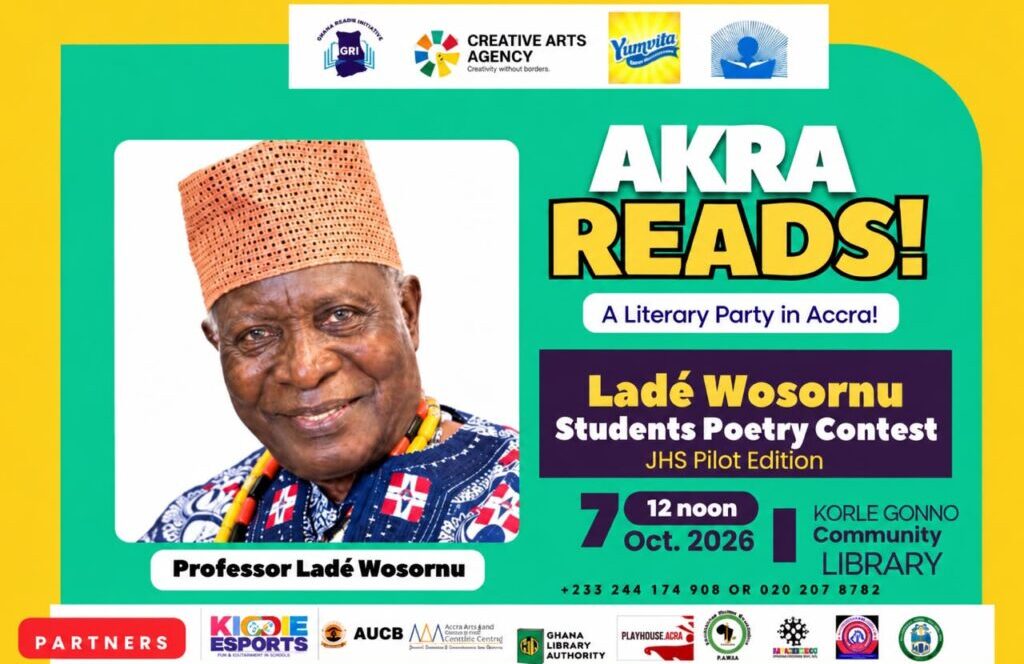 Akra Reads! 2026: Ladé Wosornu poetry contest expands to JHS
