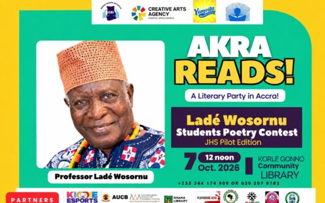 Akra Reads! 2026: Ladé Wosornu poetry contest expands to JHS