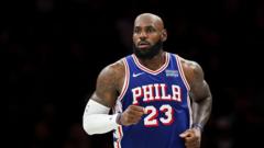 James suffers defeat on 76ers debut in pre season
