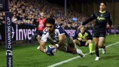 Bath lose at home to Montpellier in Champions Cup