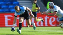Glasgow record bonus point win at emotion filled Sale