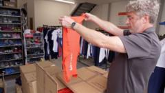 What happens to sports kit that never gets worn?