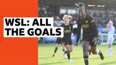 All the goals from the Women's Super League – matchweek seven