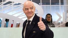 Will anyone stop re election of Infantino as Fifa president?