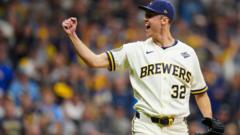 Fastest pitch in World Series history as Brewers win opener