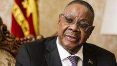 Malawi opposition demands answers over president's prolonged stay abroad