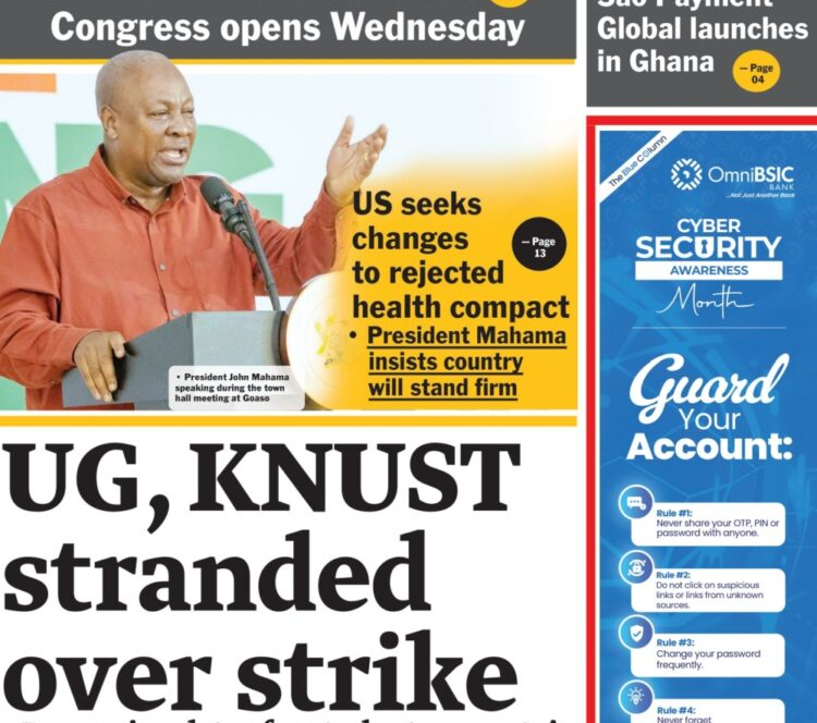 Today’s front pages: Monday, October 12, 2026