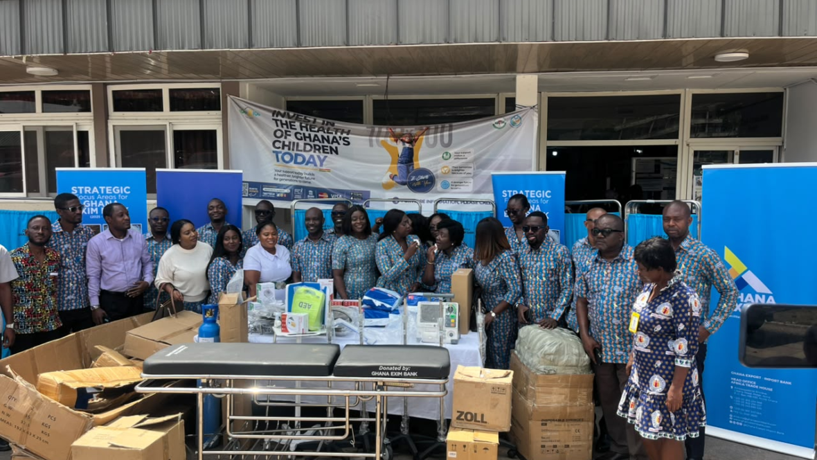 GEXIM urges banks to support refurbishment of Korle Bu Teaching Hospital’s Child Health Department