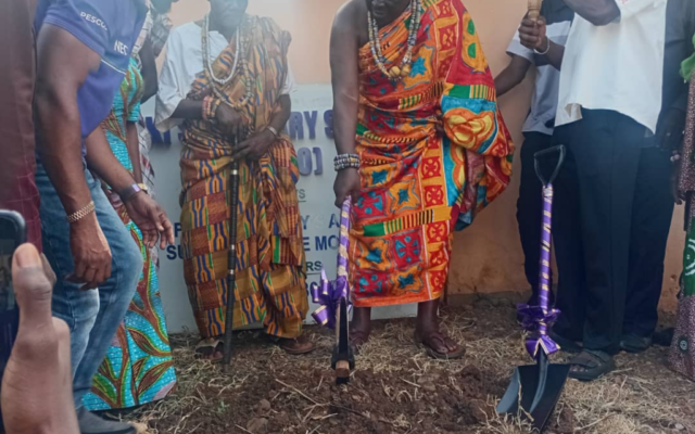 Old students of Peki SHS break ground to give 70 year old school infrastructure a facelift