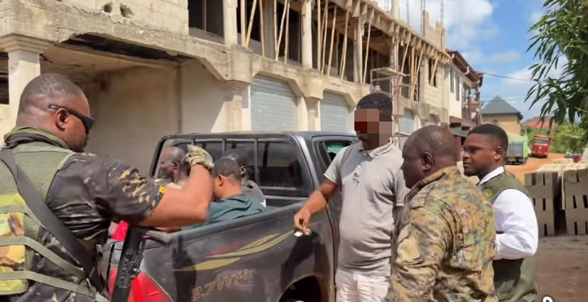 15 arrested, 6 trucks impounded over sandwinning activities on Kumasi Accra Expressway