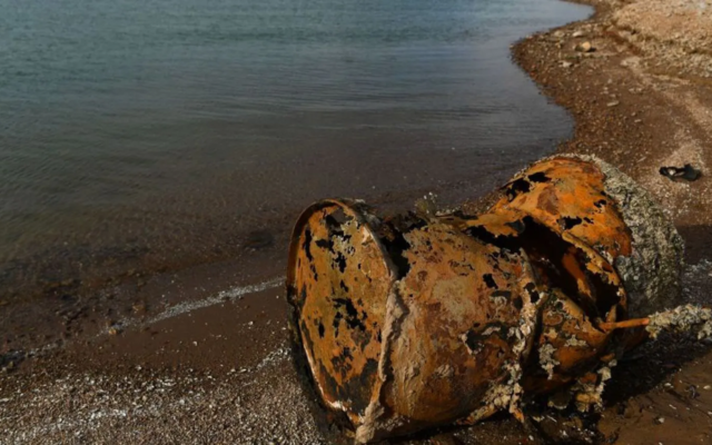 US police identify remains of man found in barrel in shrinking reservoir