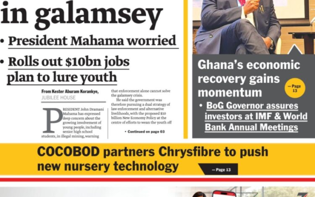 Today’s front pages: Friday, October 16, 2026
