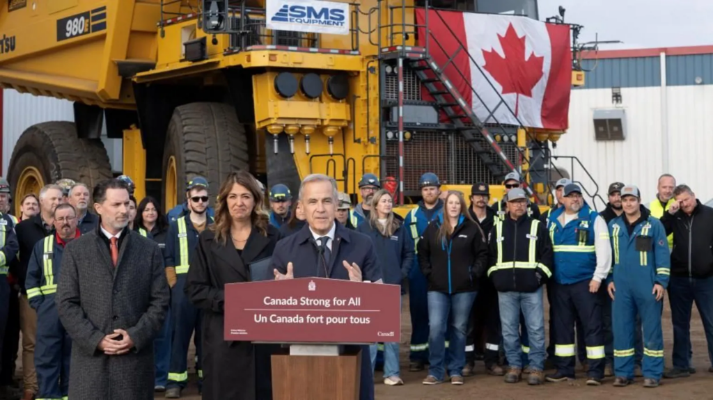 Carney pitches oil pipeline as a response to US Canada trade war