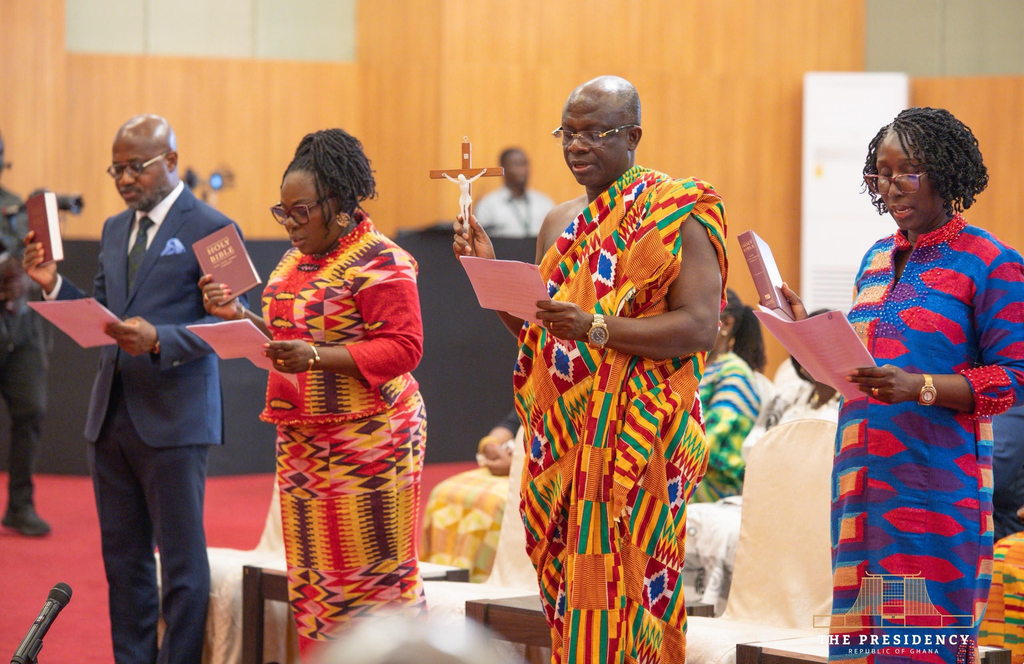 Mahama swears in four ambassadors, tasks them to attract investment