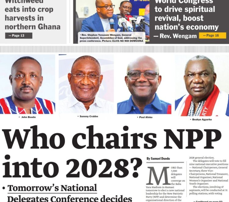 Today’s front pages: Friday, October 2, 2026