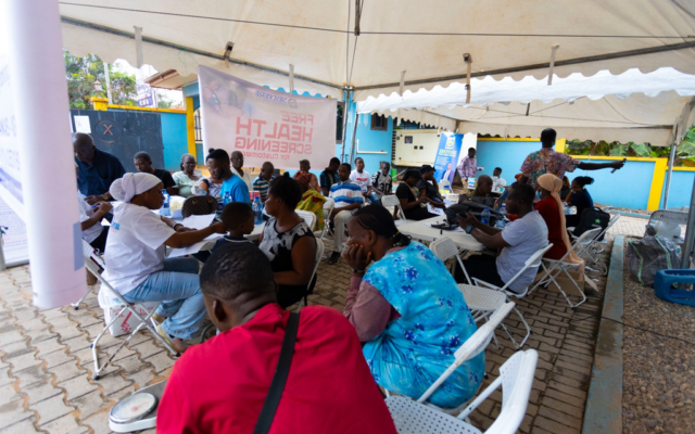 Over 500 hypertension, 400 impacted earwax cases recorded during Sekyere Community Bank Health screening