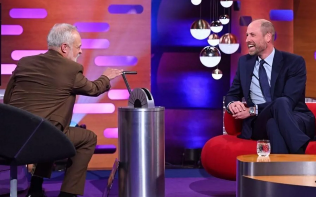 Gasps as Prince William makes surprise appearance on Graham Norton Show