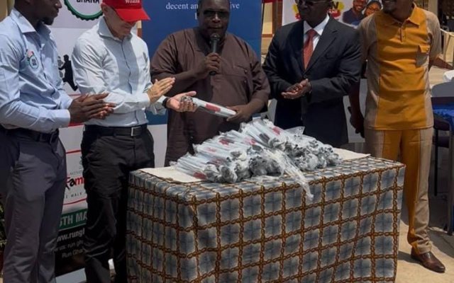 Global Media Alliance and Japan Motors support Ghana Blind Union with 60 white canes