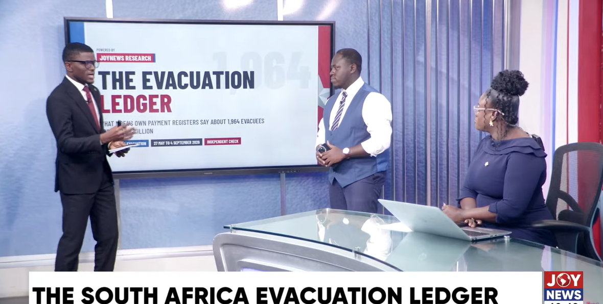 Livestream: JoyNews Research fact checks South Africa evacuation cost claims