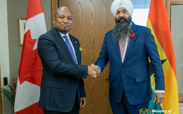 Ghana, Canada agree on youth skills development and support for Women’s Development Bank