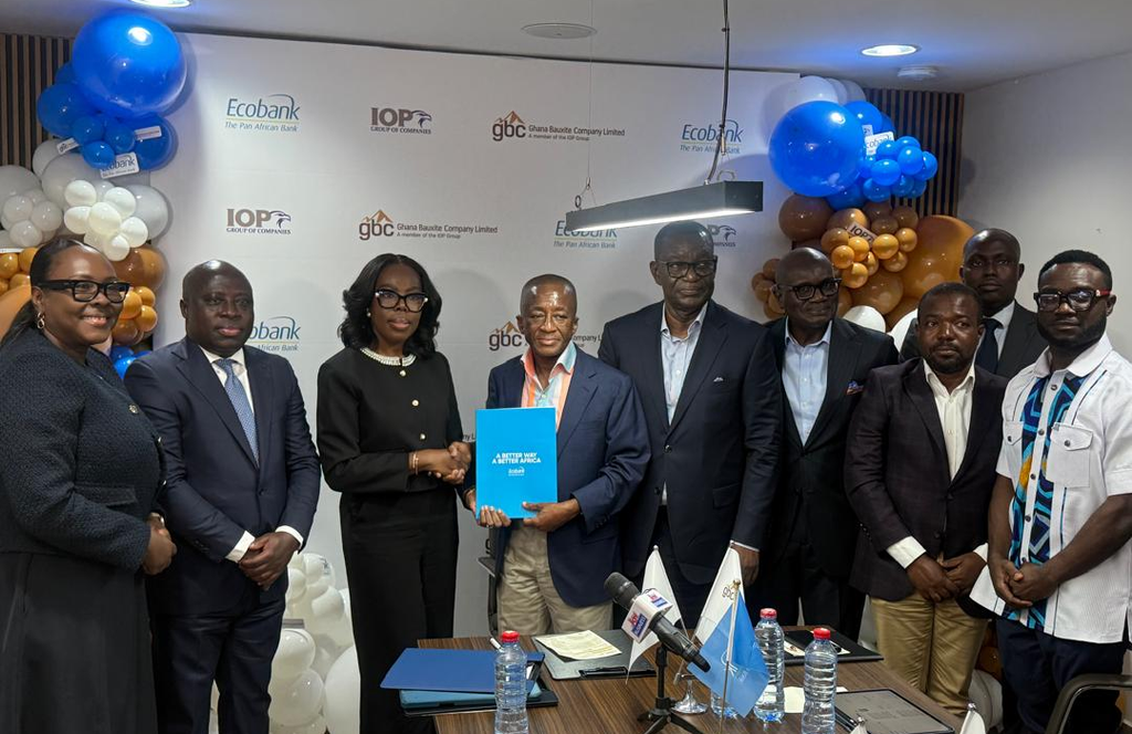Ghana Bauxite Company secures US$250m Ecobank Financing to improve operations ahead of refinery