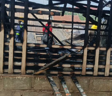 Fire destroys restaurant, make up shop and boutique at Goaso