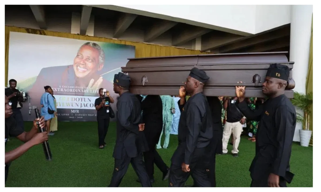 [Video] Legendary Nigerian actor Olu Jacobs buried in Lagos 