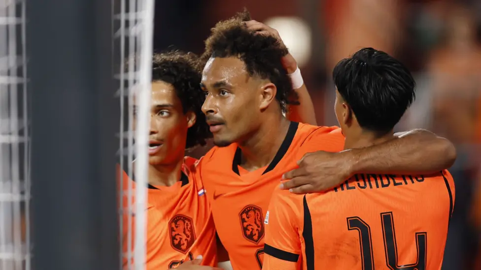 Zirkzee gives Netherlands win as van Dijk joins 100 club