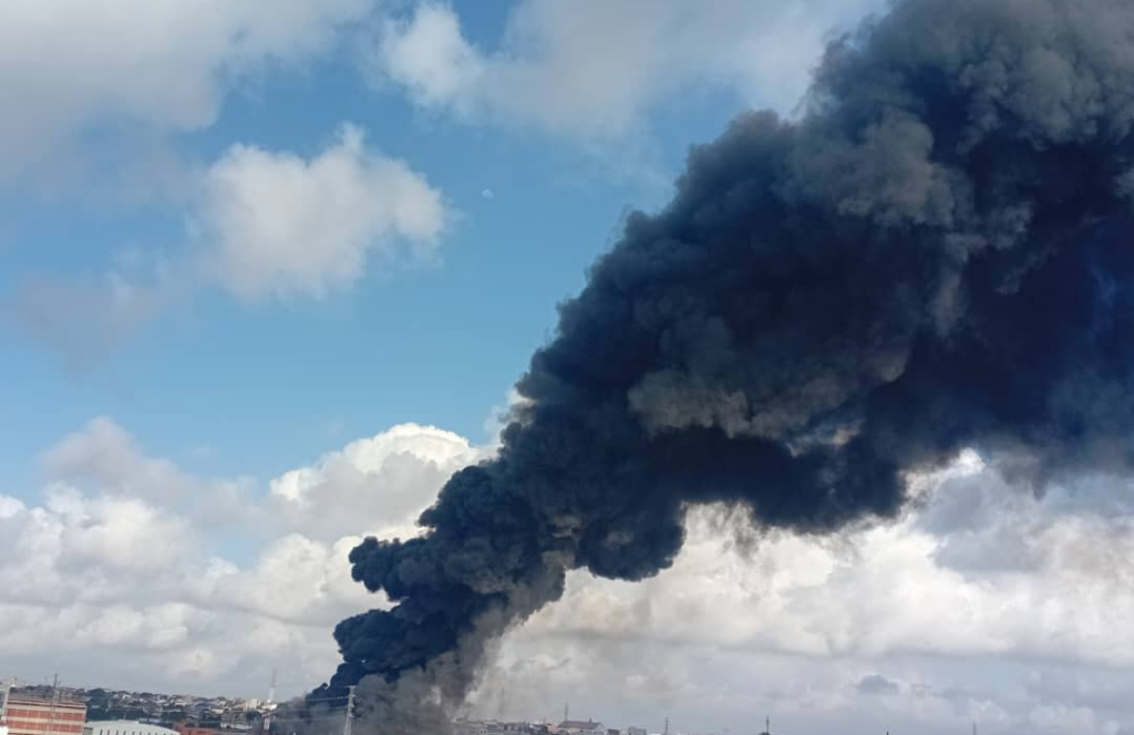 Fire breaks out in Accra’s industrial area near Avenor