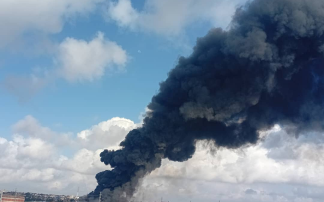 Fire breaks out in Accra’s industrial area near Avenor