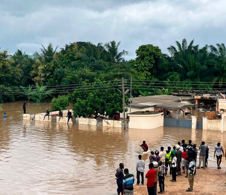 GNFS rescues stranded persons after flooding in Hohoe