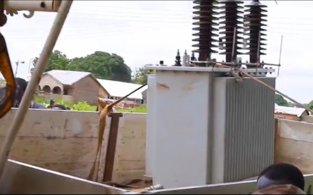 Joy in Nayilifong as Farouk Aliu Mahama donates 100kVA transformer to improve power supply