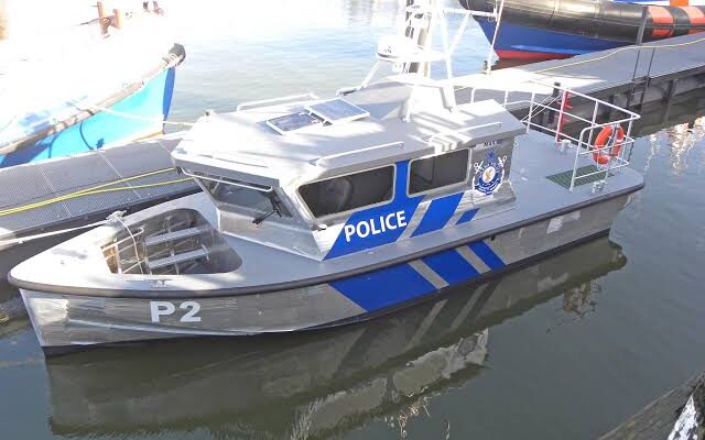 Marine Police search for missing canoe and seven crew members off Western coast