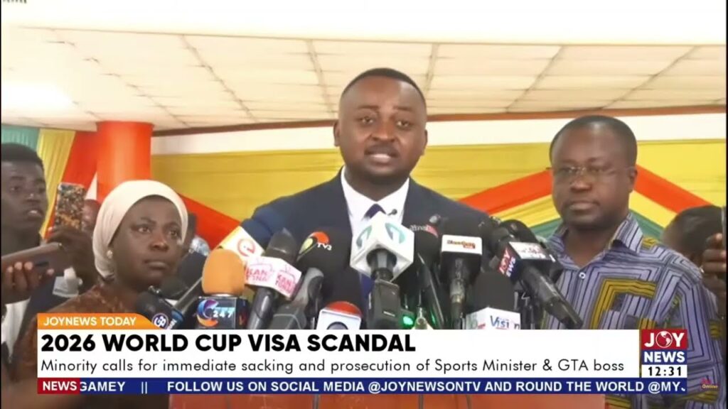 Minority urges full probe into World Cup visa allegations after Ampofo Ankrah’s removal